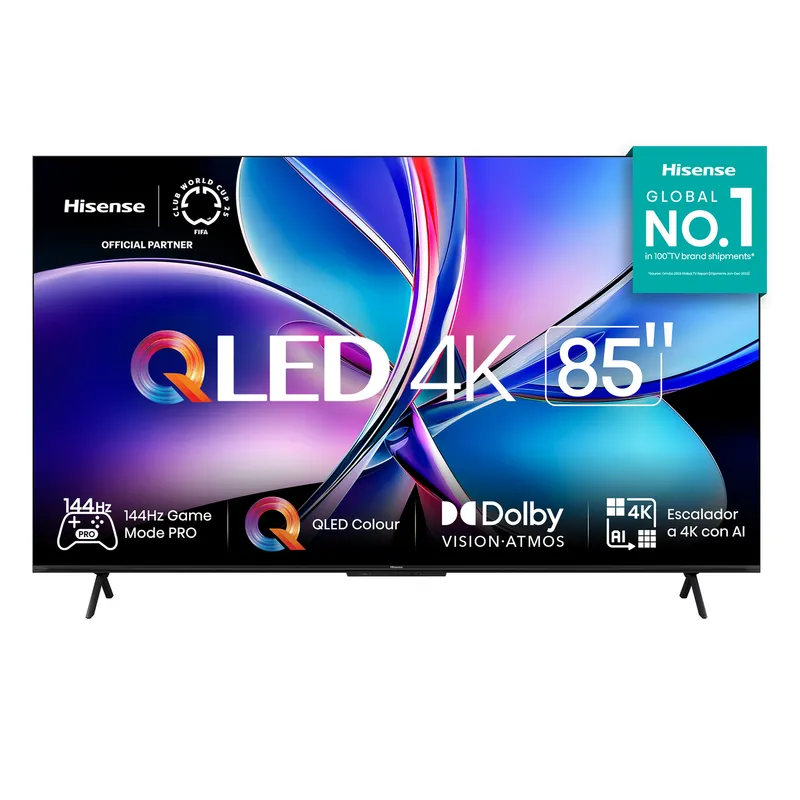 HISENSE - Televisor Hisense |  85 Pulgadas |  QLED 4K 144Hz | 85Q7QG
