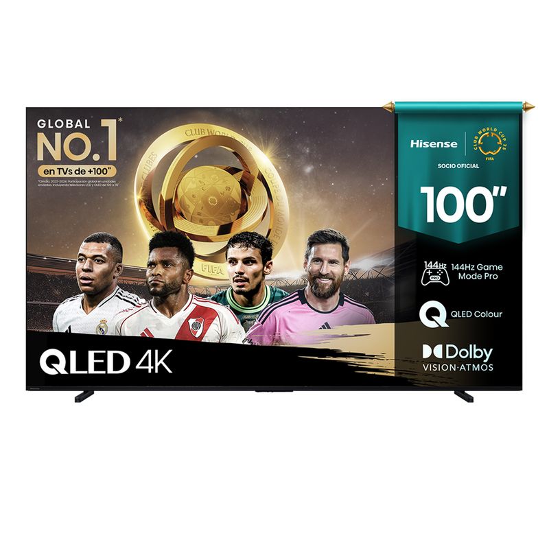 HISENSE - Televisor Hisense | 100 pulgadas QLED 4K UHD | 100Q7QG