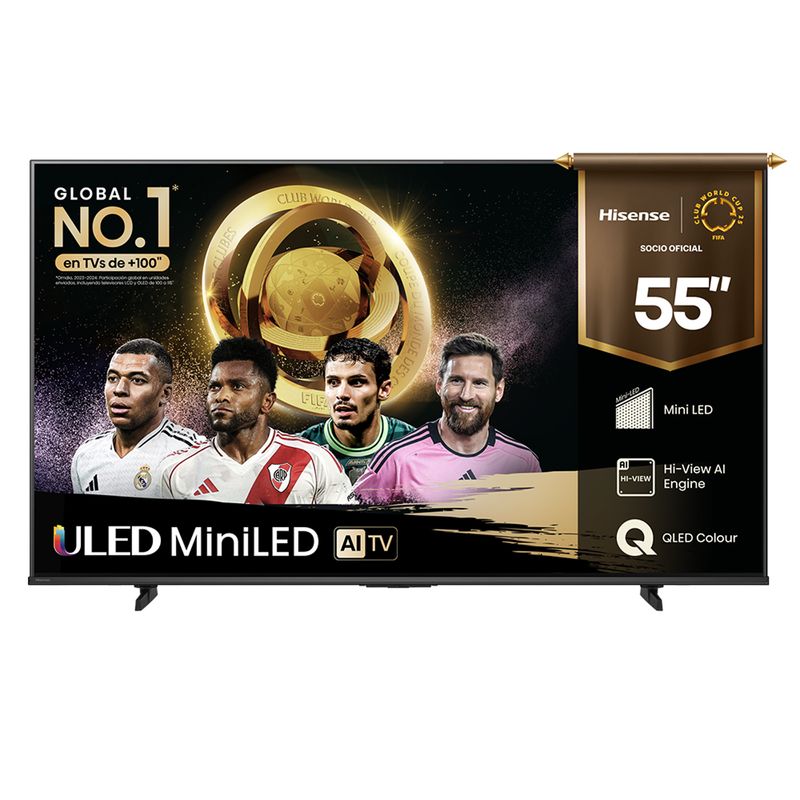 HISENSE - Televisor Hisense |  55 Pulgadas |  ULED MiniLED 4K | 55U6QV