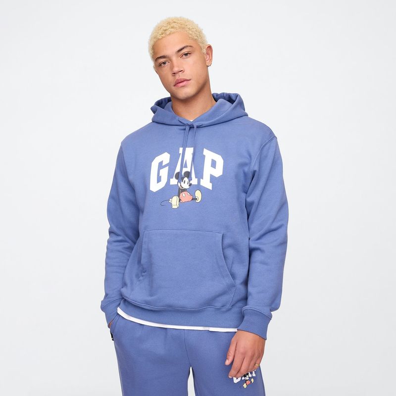 GAP - Hoodie Hombre con Estampado de Algodón GAP