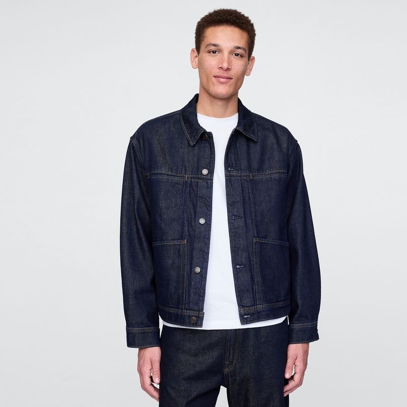 GAP - Chaqueta de jean Hombre de Algodón Gap