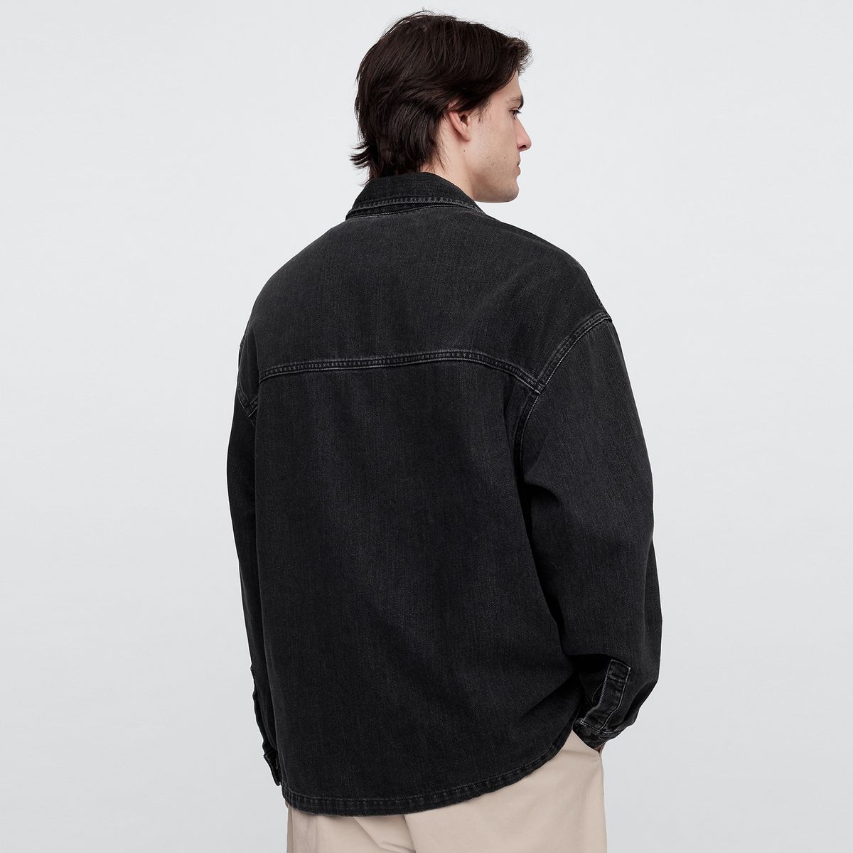 GAP - Sobrecamisa Hombre de Algodón Gap