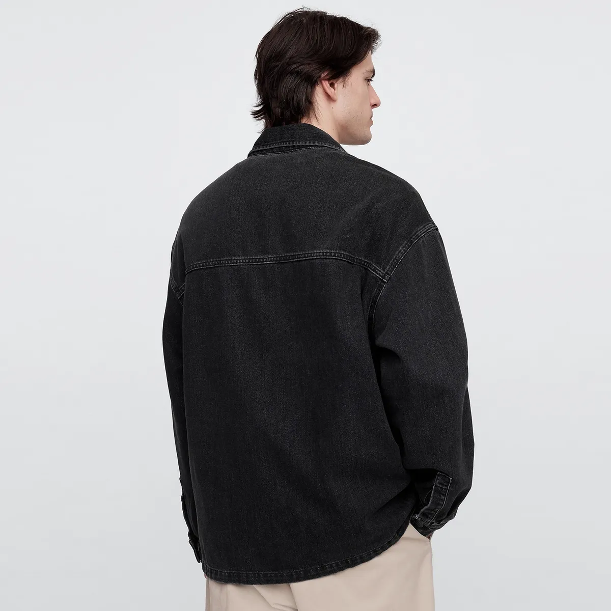 GAP - Sobrecamisa Hombre de Algodón Gap