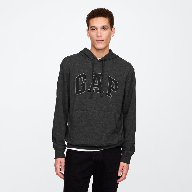 GAP - Hoodie Hombre con Logo de Algodón GAP