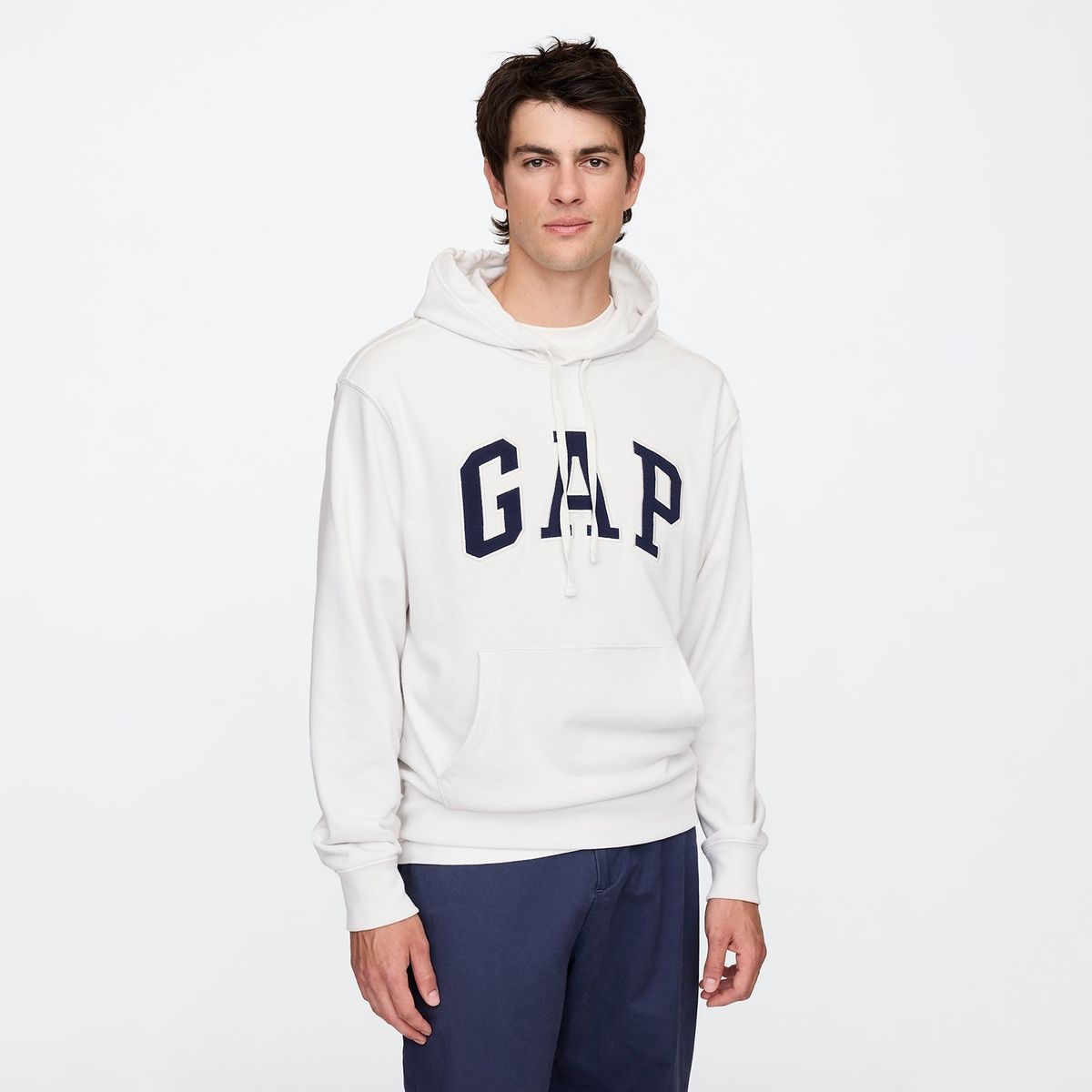 GAP - Hoodie Hombre con Logo de Algodón GAP