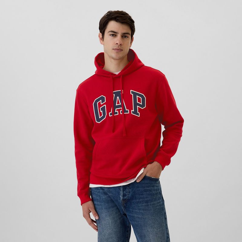 GAP - Hoodie Hombre con Logo de Algodón GAP