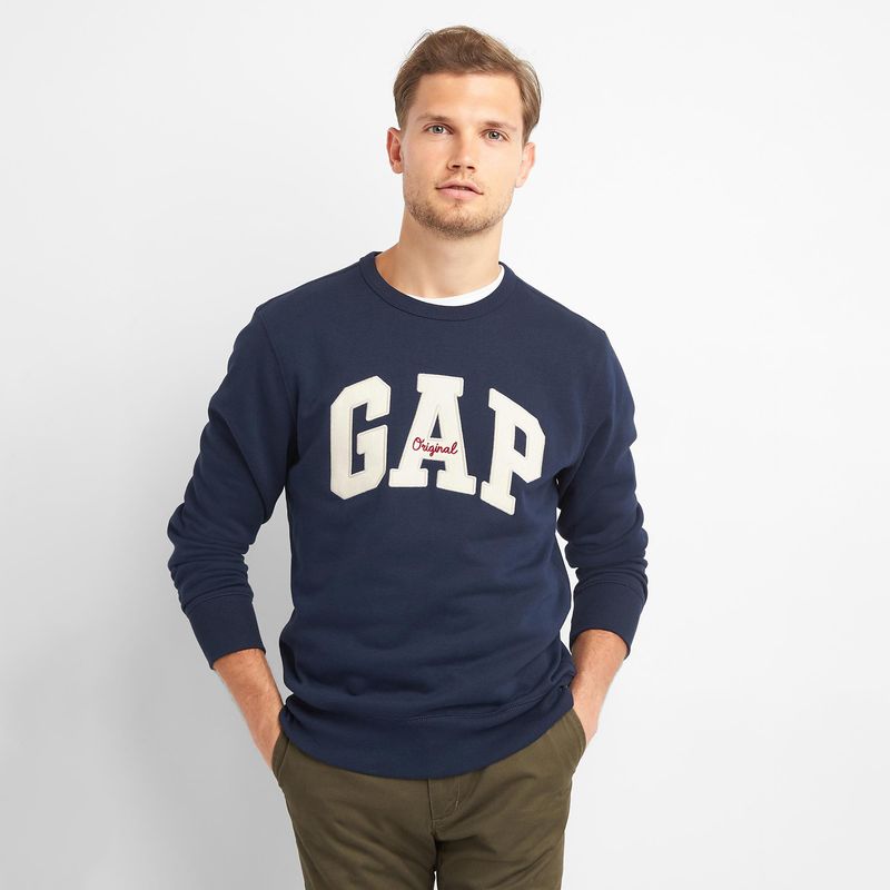 GAP - Buzo Hombre con Logo de Algodón Gap