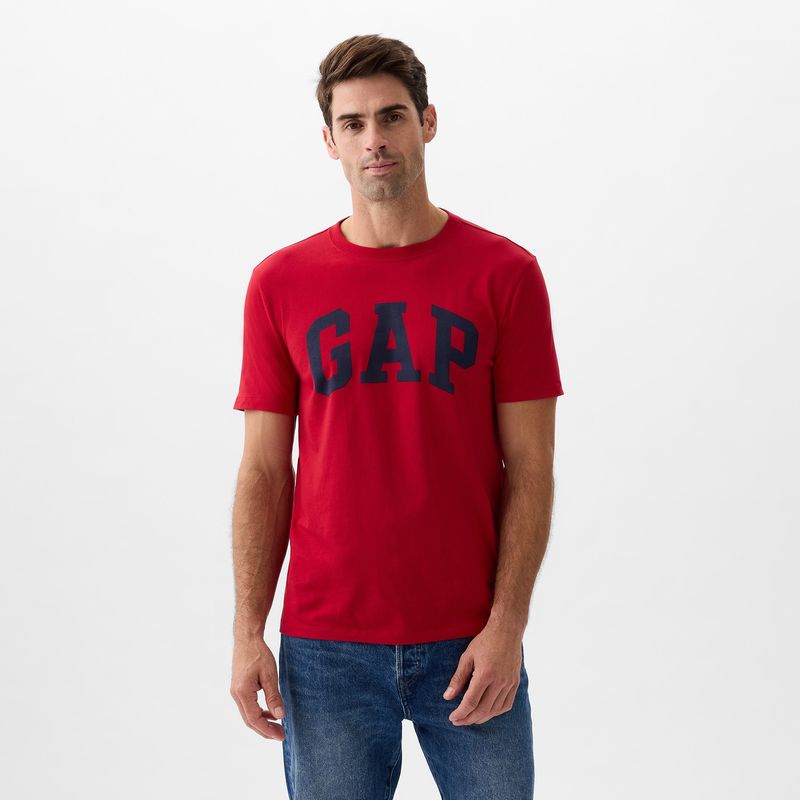 GAP - Camiseta Hombre Manga corta con Logo Regular fit de Algodón GAP