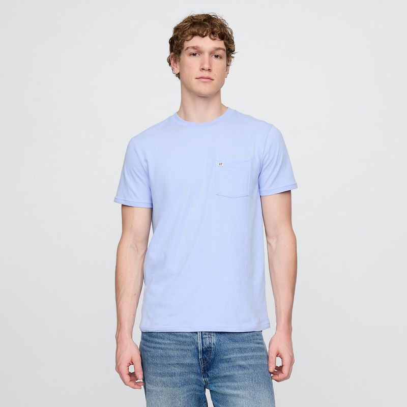 GAP - Camiseta Hombre Manga corta Slim fit de Algodón GAP