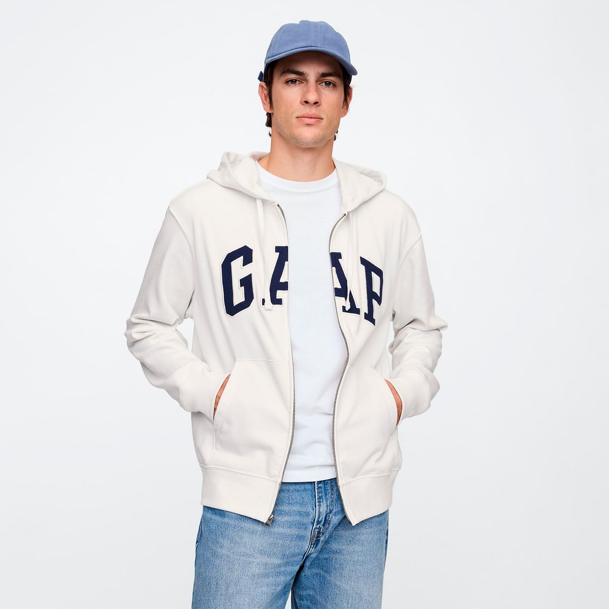 GAP - Hoodie Hombre de Algodón GAP