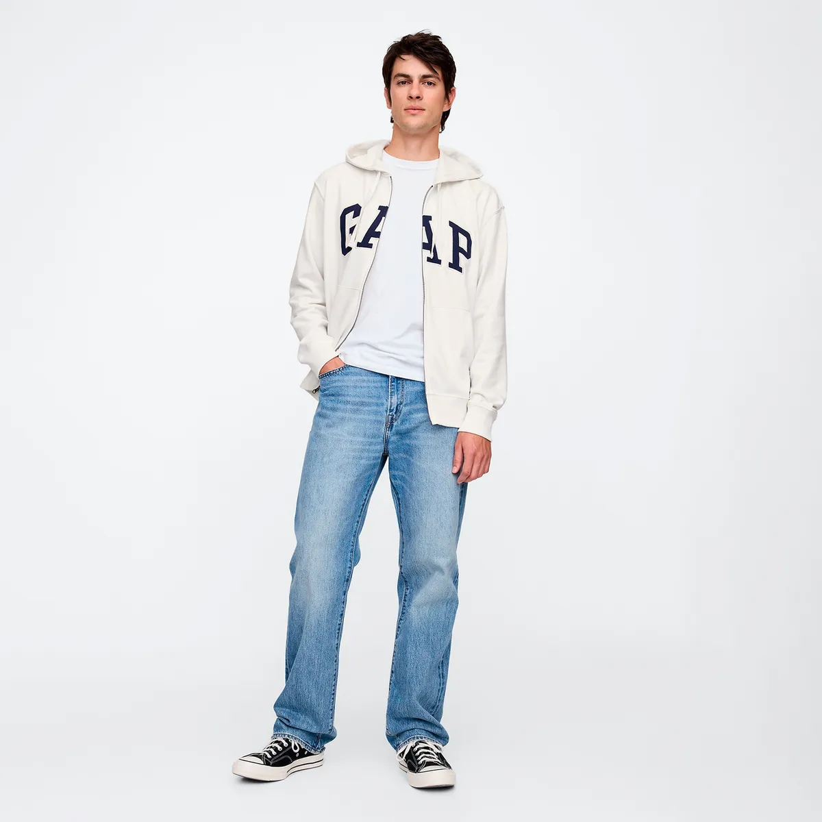 GAP - Hoodie Hombre de Algodón GAP