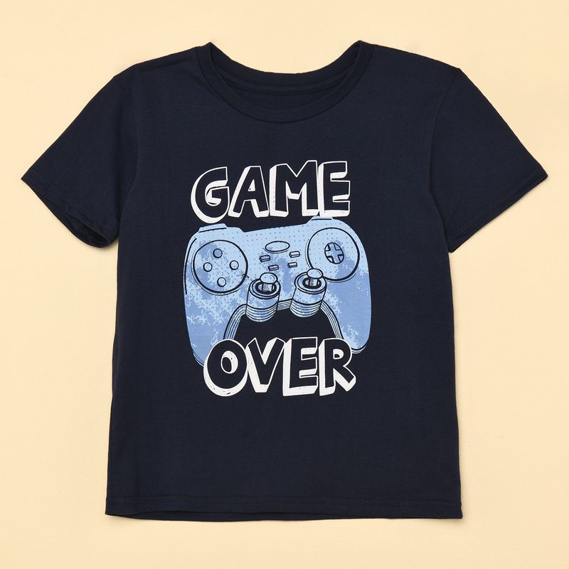 YAMP - Camiseta para Niño con Estampado Manga corta de Algodón Yamp