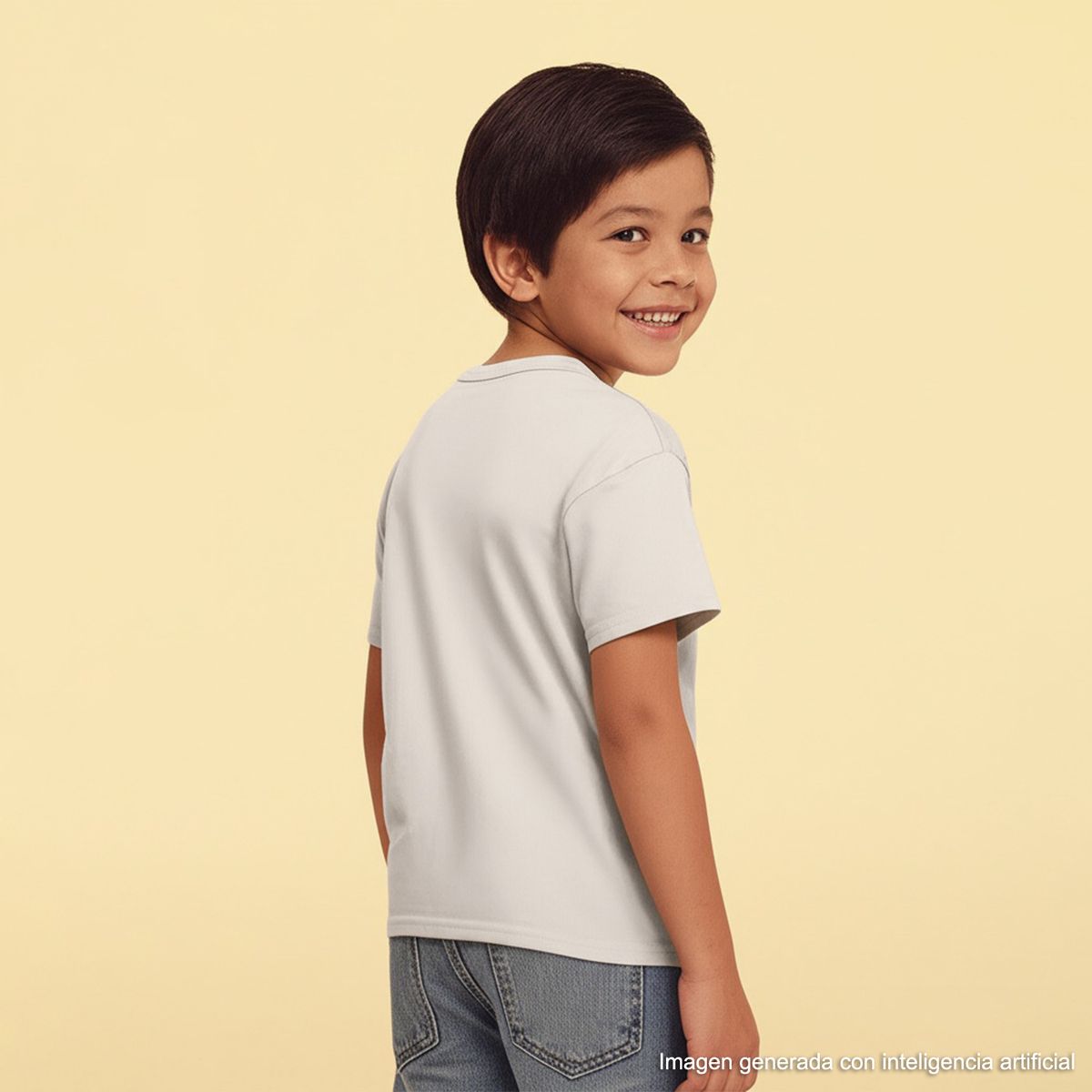 YAMP - Camiseta para Niño con Estampado Manga corta de Algodón Yamp