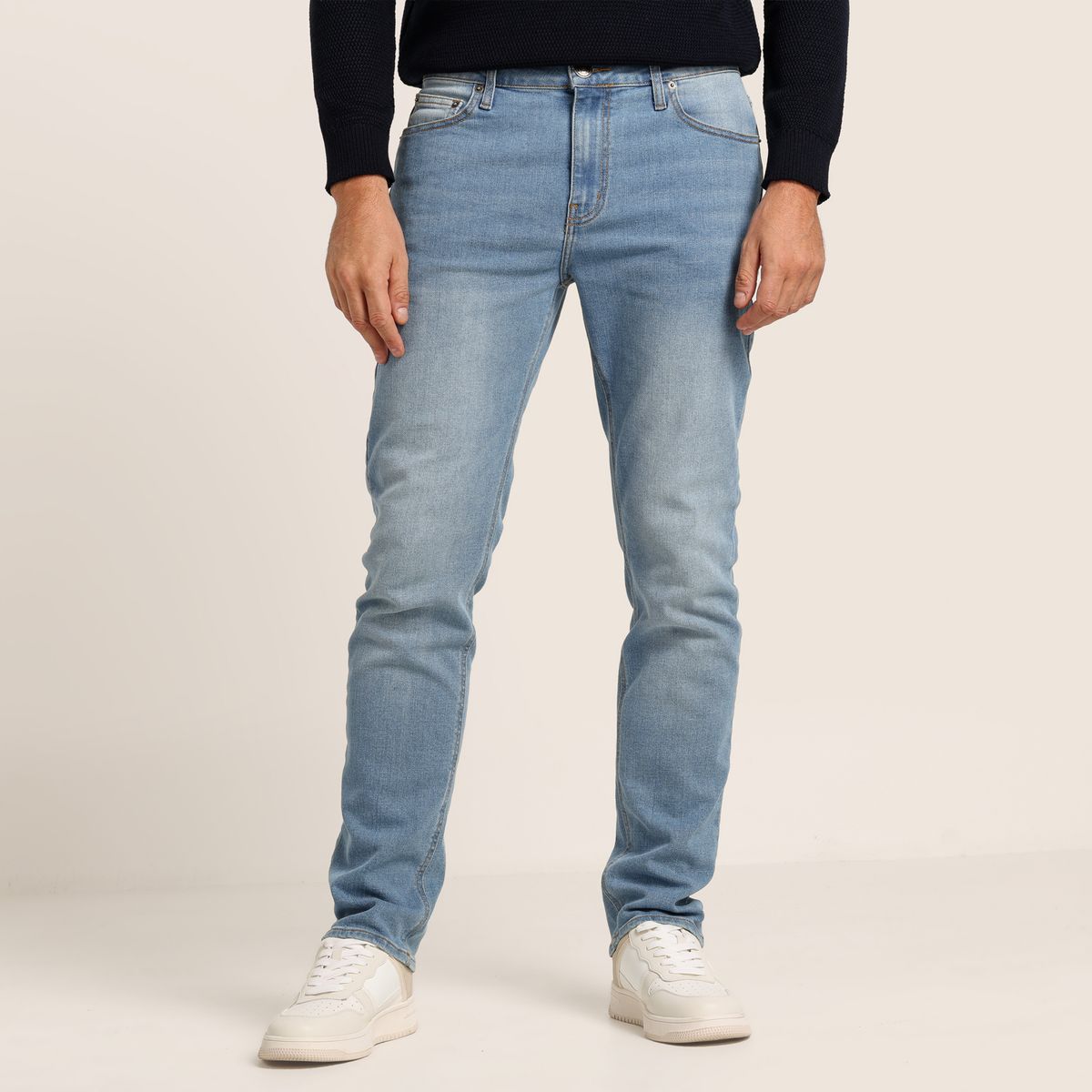 BASEMENT - Jean 5 Bolsillos Hombre Slim de Algodón Basement