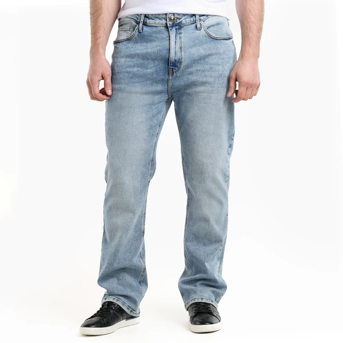 BASEMENT - Jean 5 Bolsillos Hombre Recto de Algodón Basement