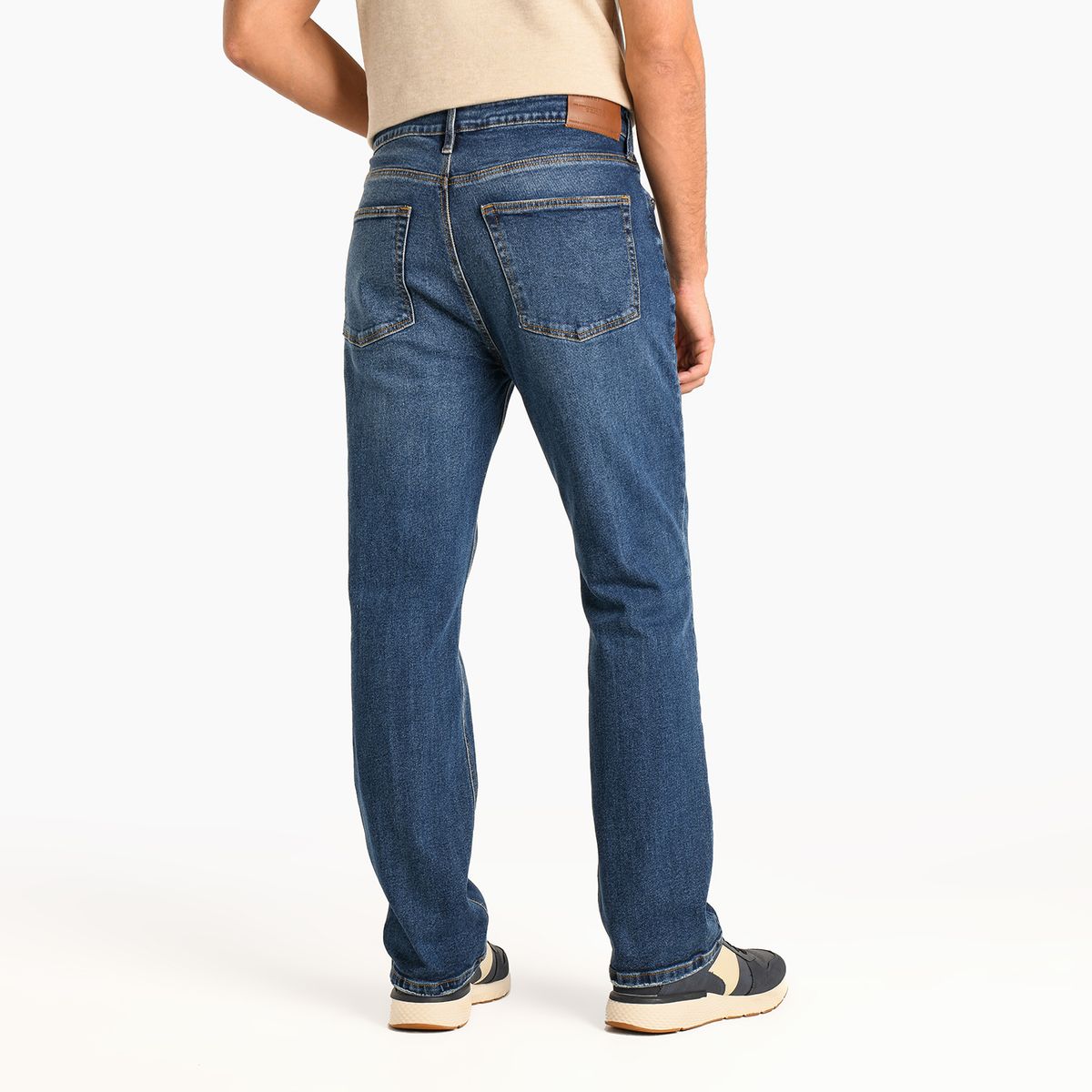 BASEMENT - Jean 5 Bolsillos Hombre Recto de Algodón Basement