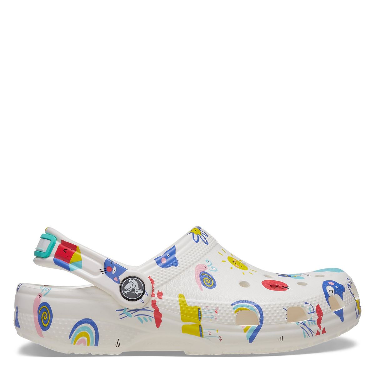 CROCS - Sandalias Crocs Classic Doodle Print Clog K Niña  
