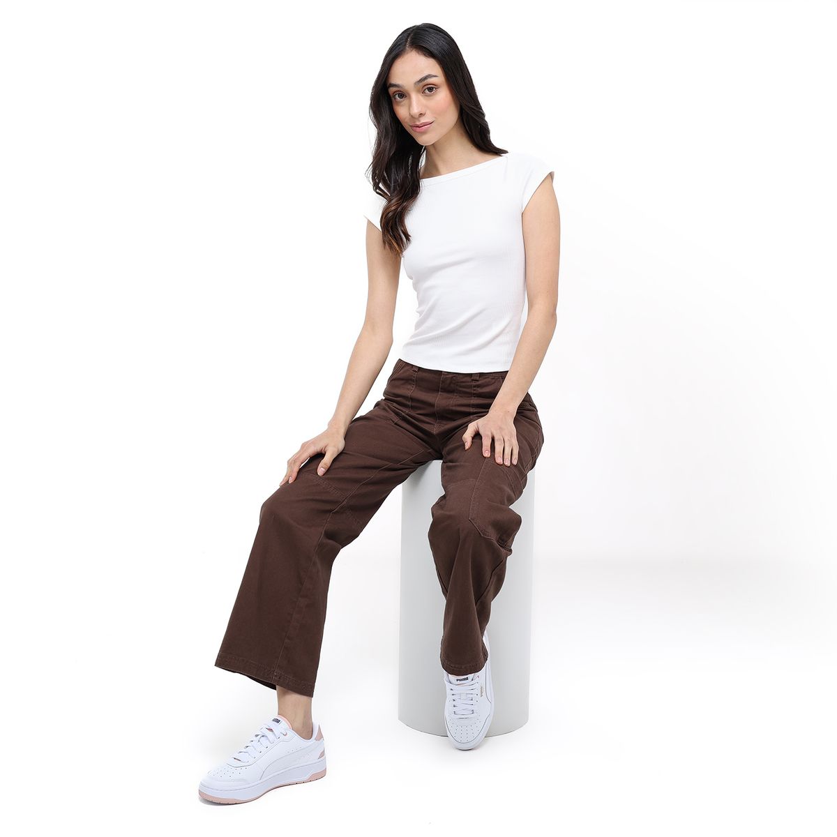 PUMA - Tenis Puma Moda Ca Match Mujer Blanco