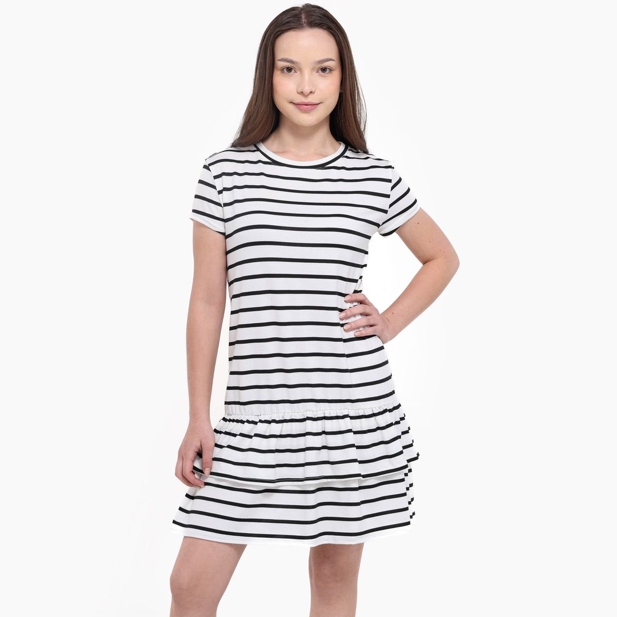 ELV - Vestido Niña Manga corta Algodón Elv