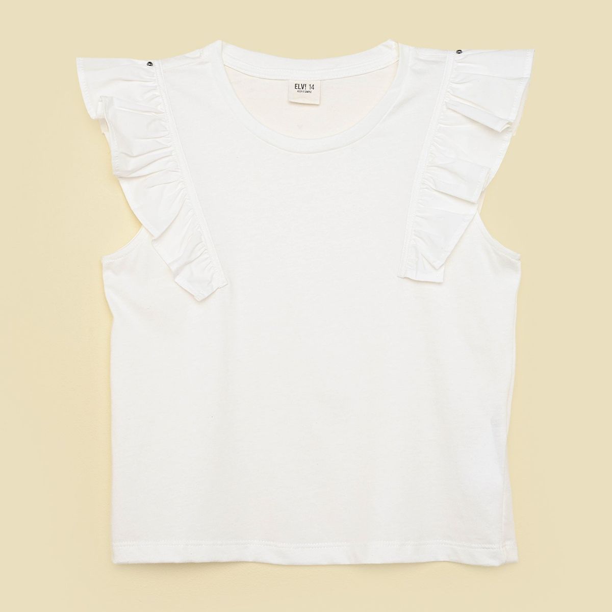 ELV - Blusa Niña  Manga corta Algodón Elv