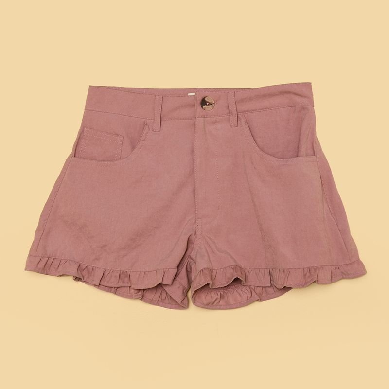 ELV - Short Niña Tiro medio Algodón Elv