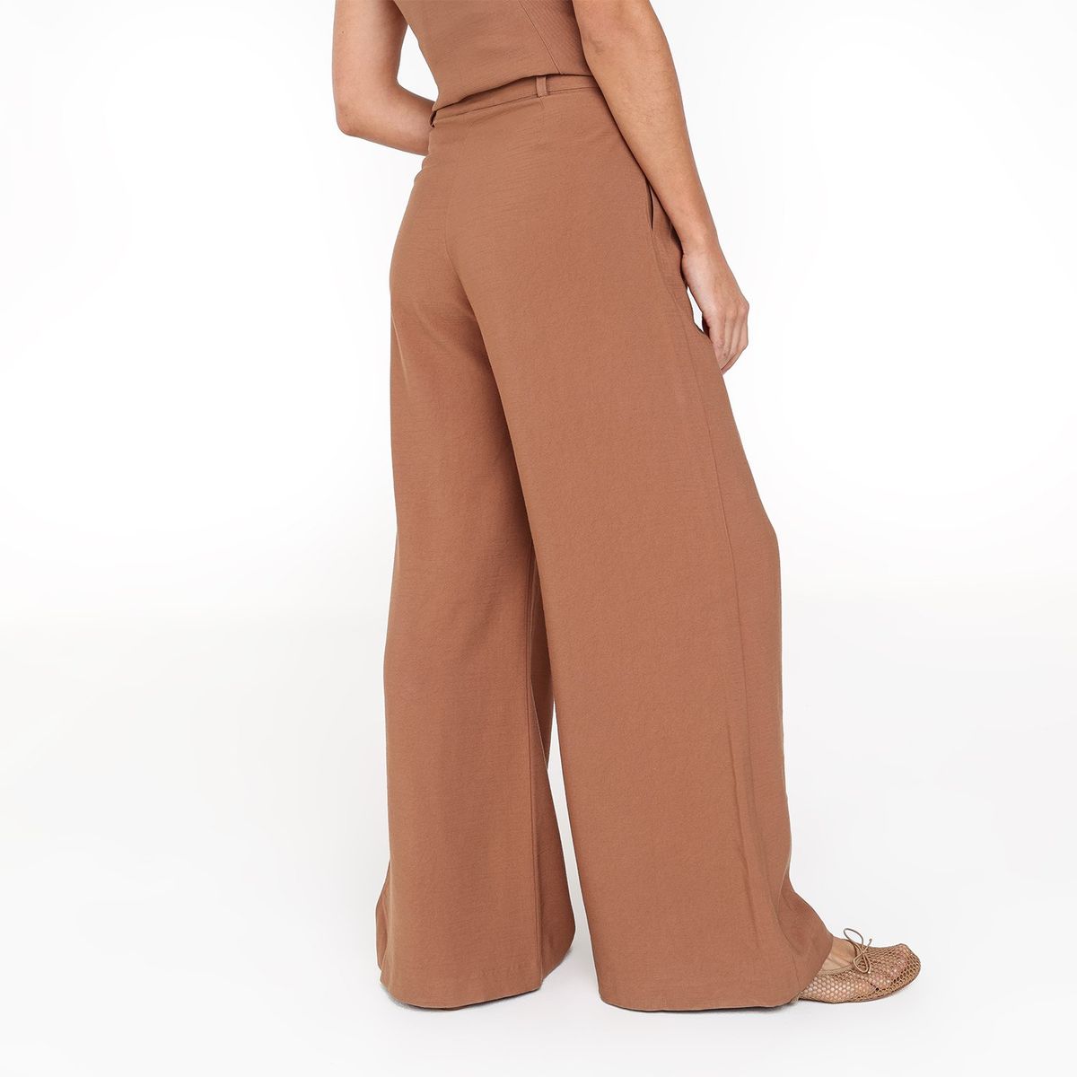 BASEMENT - Pantalón Recto Mujer Tiro medio Basement