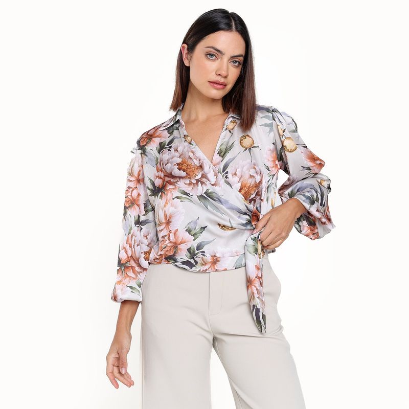 BASEMENT - Camisa Mujer Manga larga Basement
