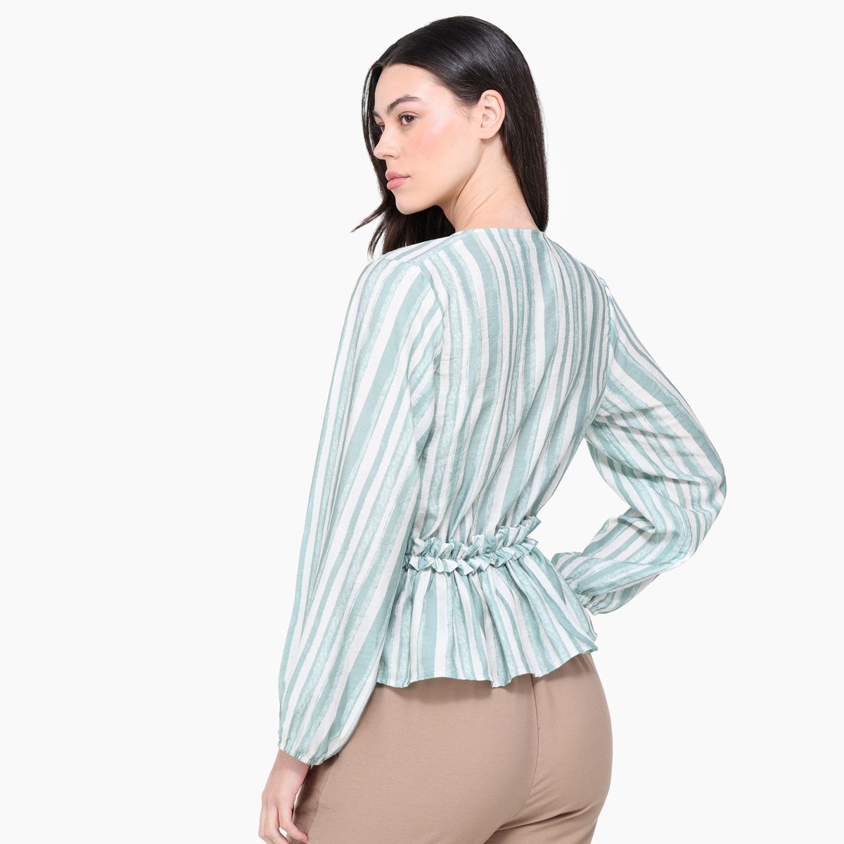 BASEMENT - Blusa Mujer Manga larga Basement