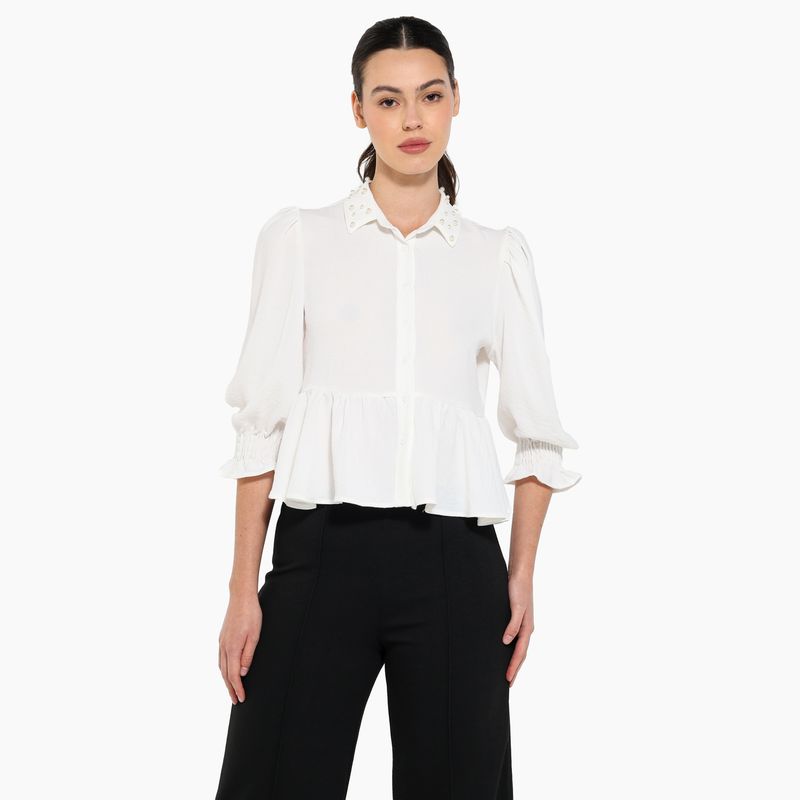 BASEMENT - Camisa Mujer Manga 3/4 Basement