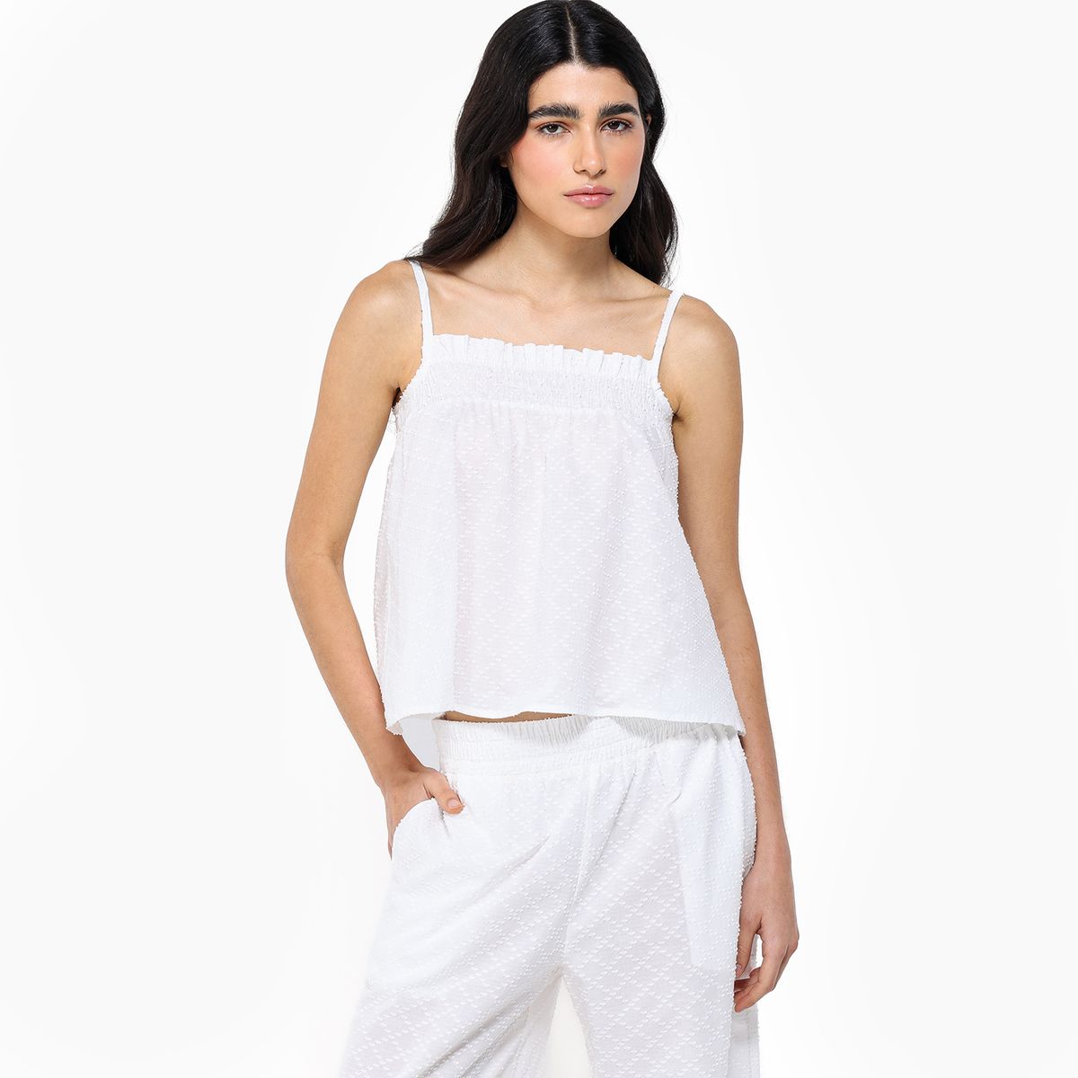 SIXXTA X SYBILLA - Conjunto de pijama con pantalón Mujer Largo Sin mangas de Algodón SIXXTA x SYBILLA