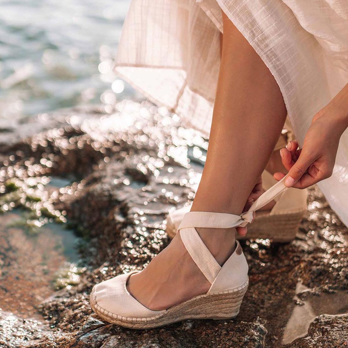 TONI PONS - Alpargatas Toni Pons para Mujer con tacón corrido Julia Nude