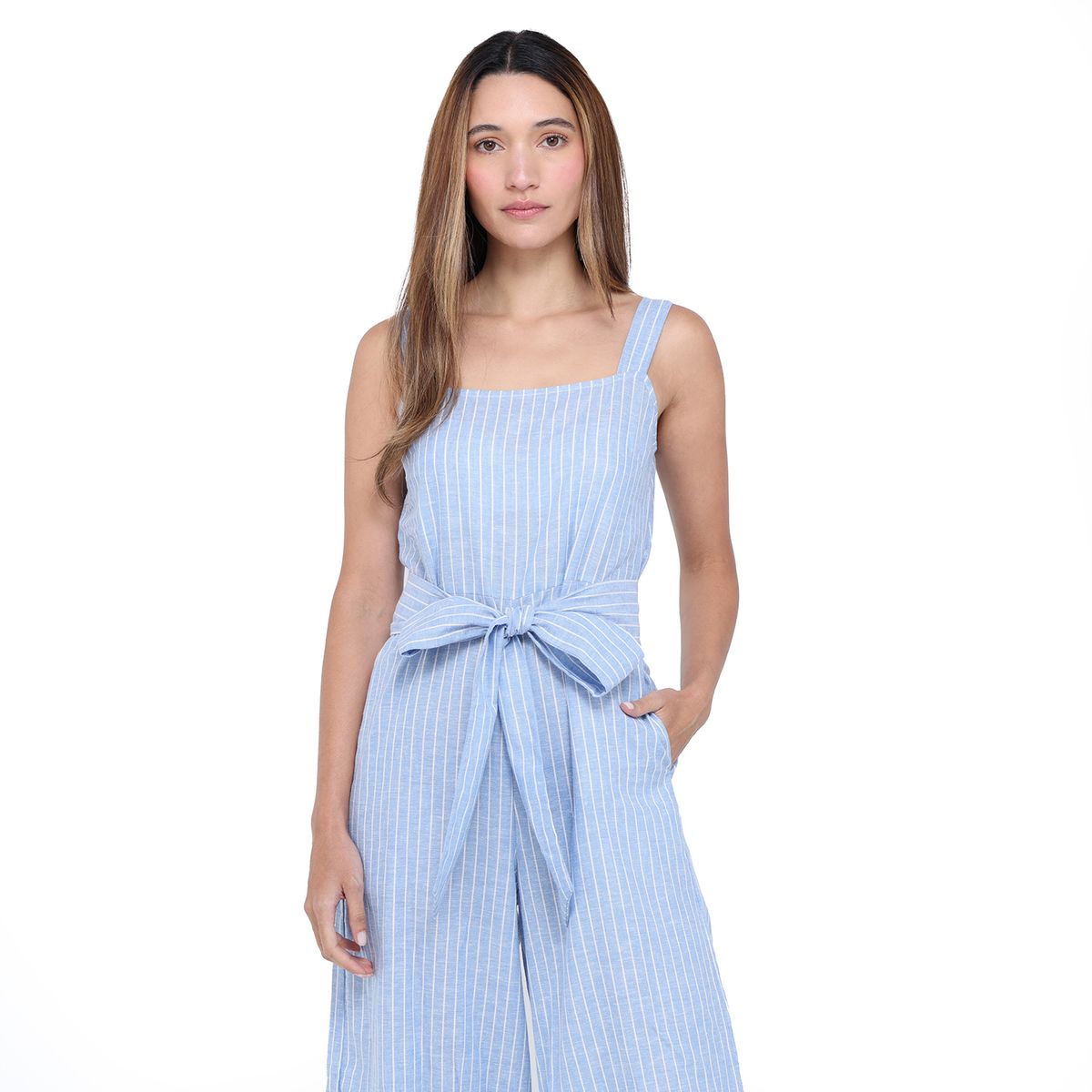 UNIVERSITY CLUB - Enterizo Mujer Largo de Lino Basement