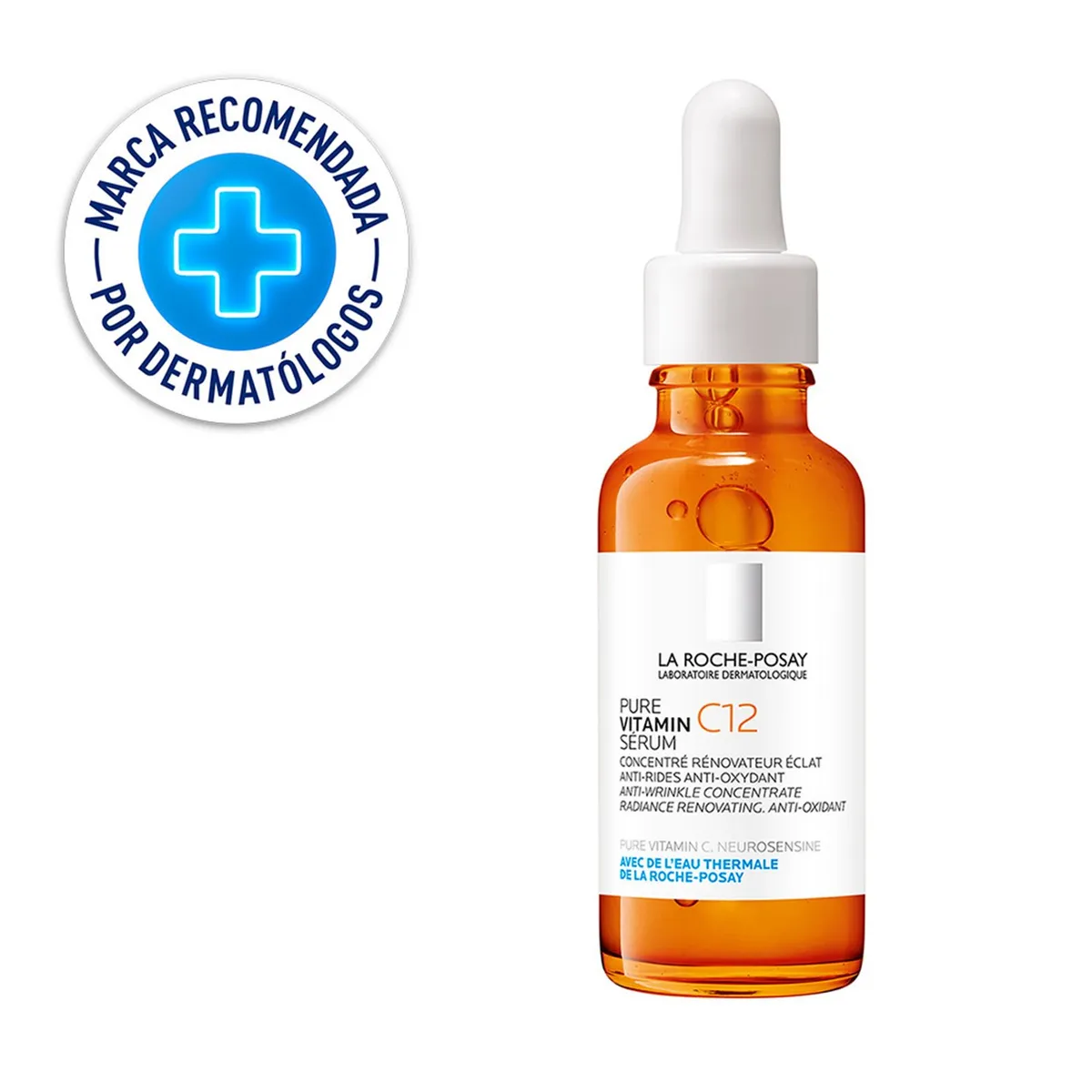 LA ROCHE POSAY - Serum Antioxidante Pure Vitamin C12 Oil C 30Ml La Roche Posay Para Piel Mixta 30 ml