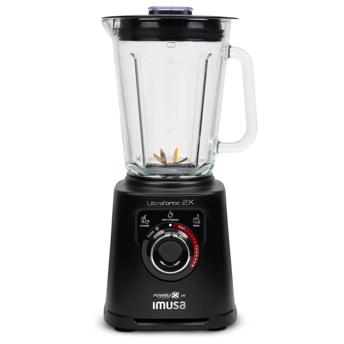 IMUSA - Licuadora Profesional Imusa Ultraforce 2X Negra + Picatodo
