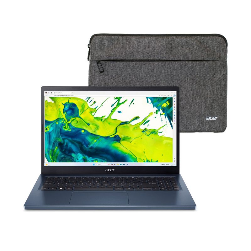 ACER - Portátil Aspire Go Acer | Intel Core i3 | 16GB de RAM | 512GB SSD de Almacenamiento | Windows 11 | Pantalla 15,6 pulgadas | AG15-31P-35NH | Computador portátil