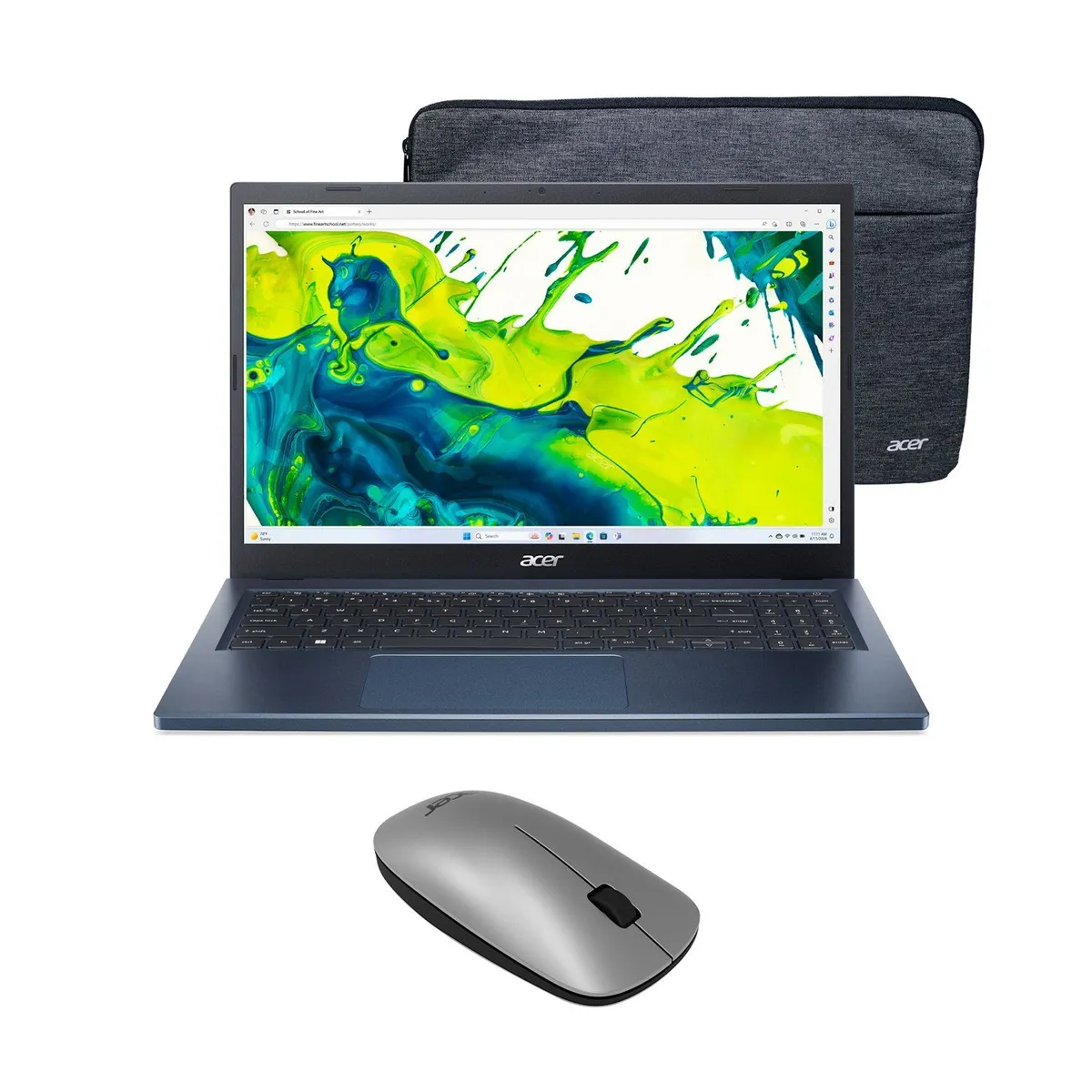 ACER - Portátil Aspire 3 táctil | AMD Ryzen 5 | 16GB de RAM | 512GB SSD de Almacenamiento | Windows 11 | Pantalla 15,6 pulgadas | A315-24PT-R3JR | Computador portátil táctil