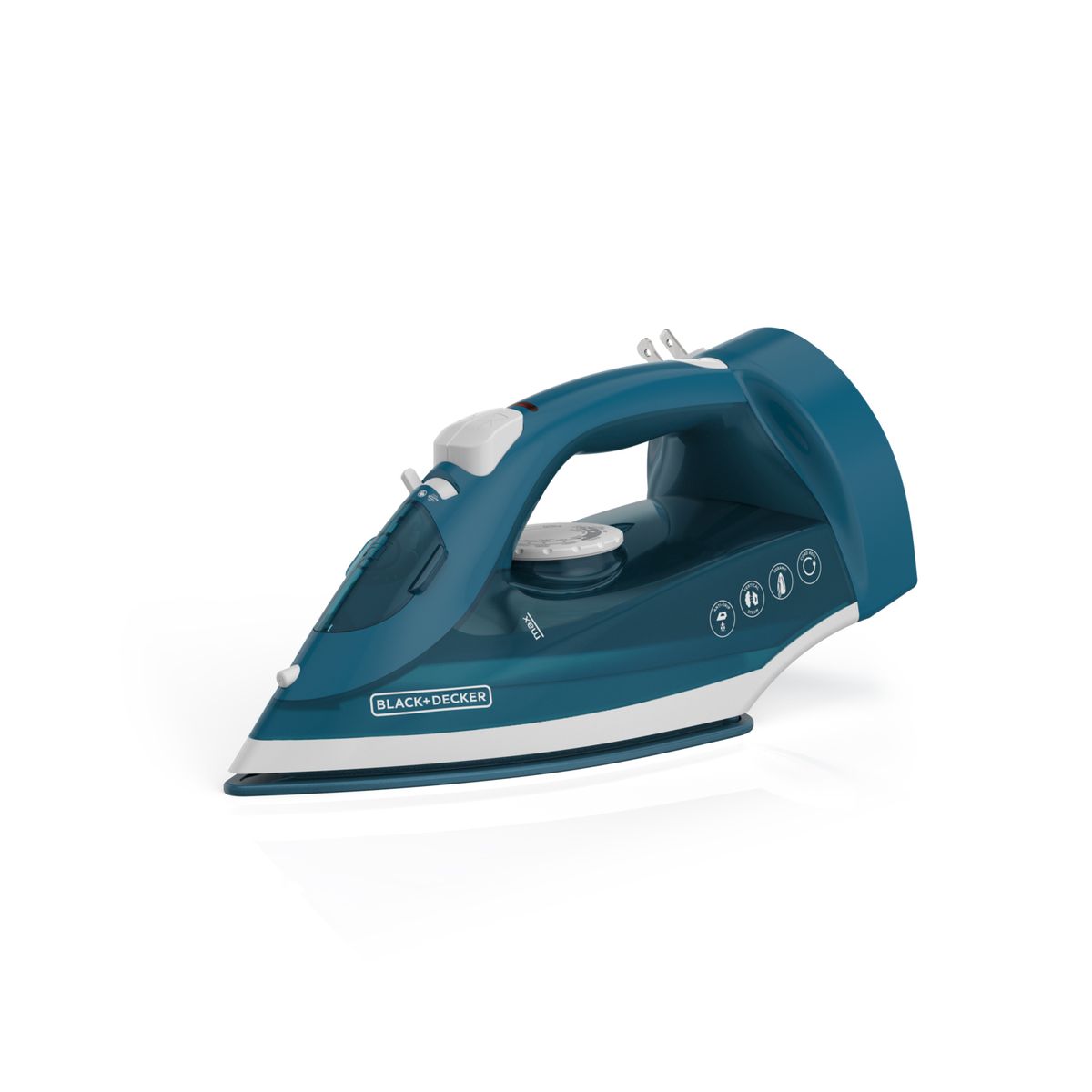 BLACK+DECKER - Plancha BLACK+DECKER con Cable Retráctil, ICR004B-LA