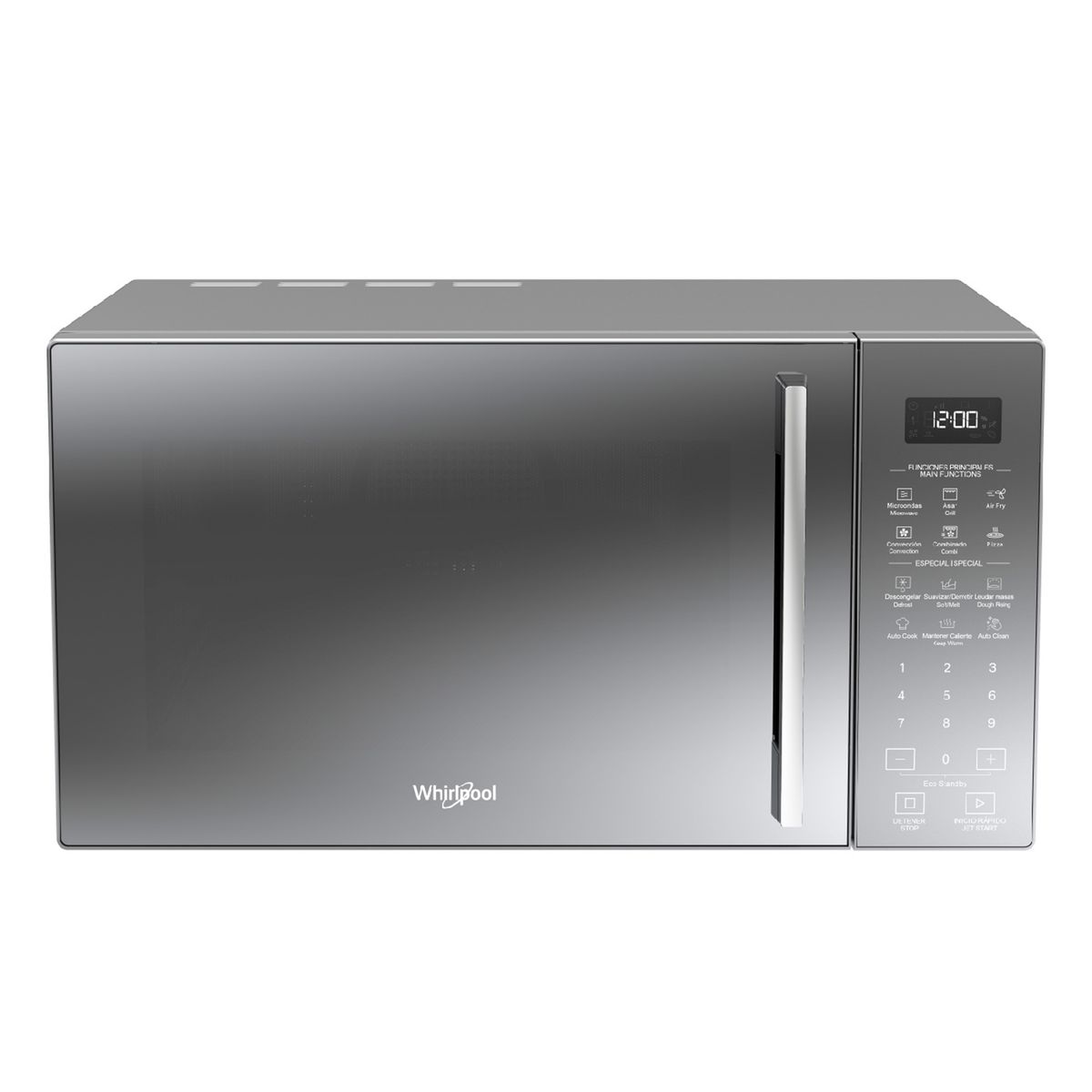 WHIRLPOOL - Horno microondas WHIRLPOOL 29L SILVER WM3911D