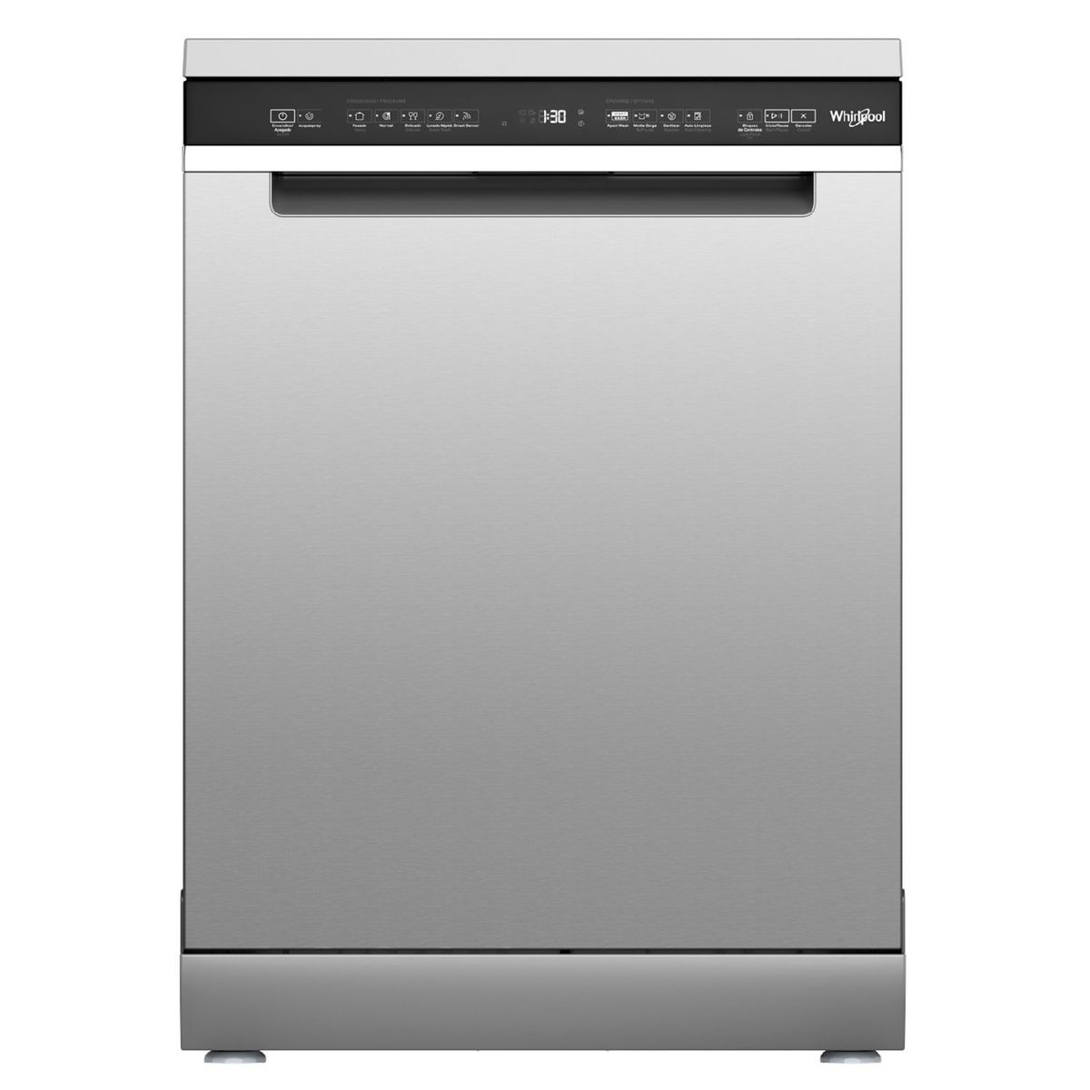 WHIRLPOOL - Lavavajillas Libre de empotre WDF840SFGS 75 Piezas Acero Inoxidable 