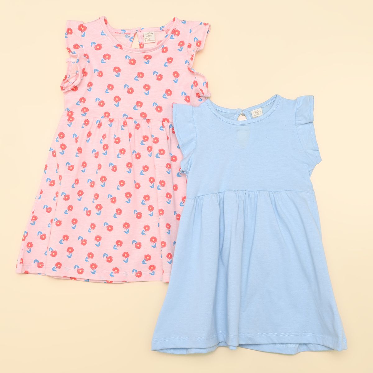 YAMP - Vestido para Bebé niña pack de 2 unidades Yamp