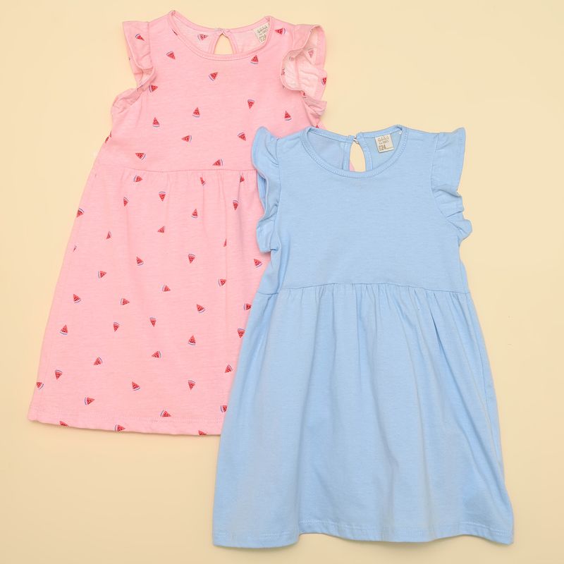 YAMP - Vestido para Bebé niña pack de 2 unidades Yamp