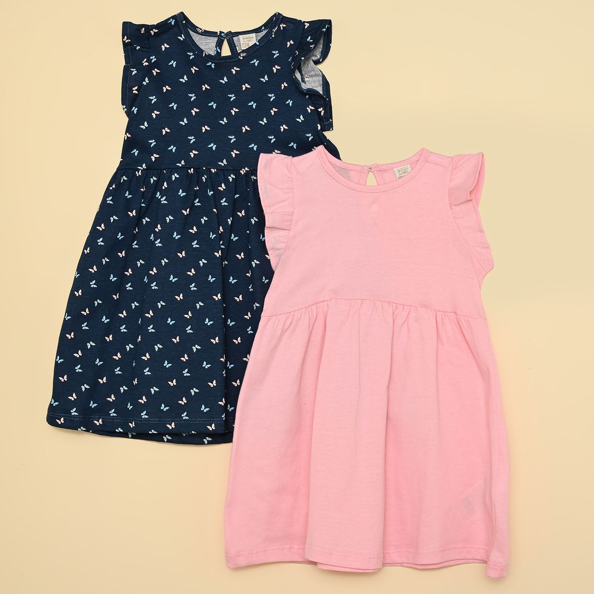 YAMP - Vestido para Bebé niña pack de 2 unidades Yamp