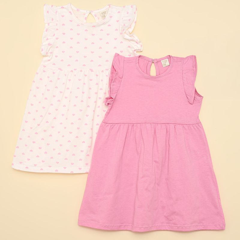 YAMP - Vestido para Bebé niña pack de 2 unidades Yamp
