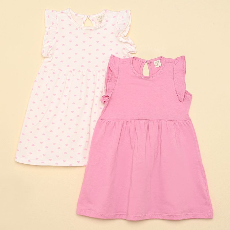 YAMP - Vestido para Bebé niña pack de 2 unidades Yamp