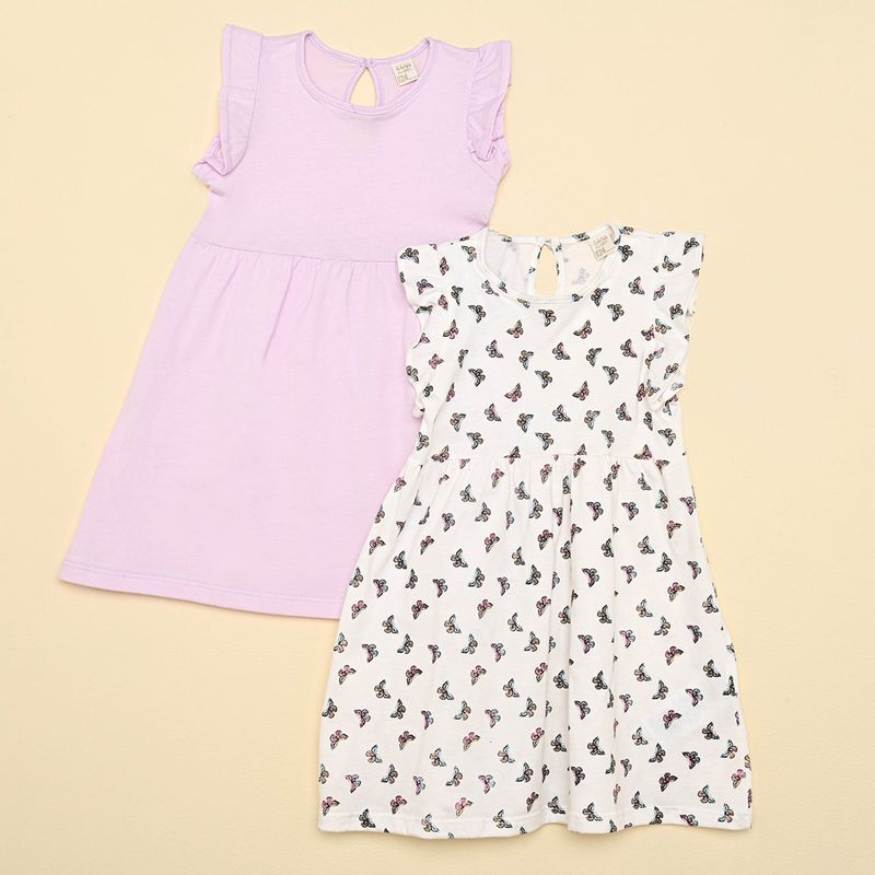 YAMP - Vestido para Bebé niña pack de 2 unidades Yamp