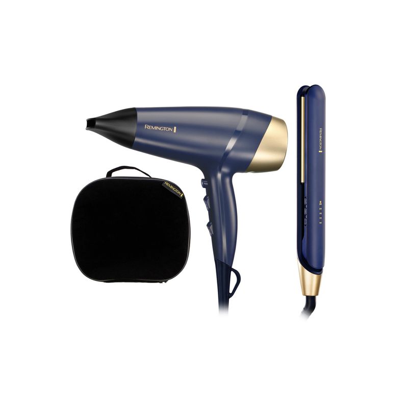 REMINGTON - Combo Secador + Alisador Sapphire Lux Remington