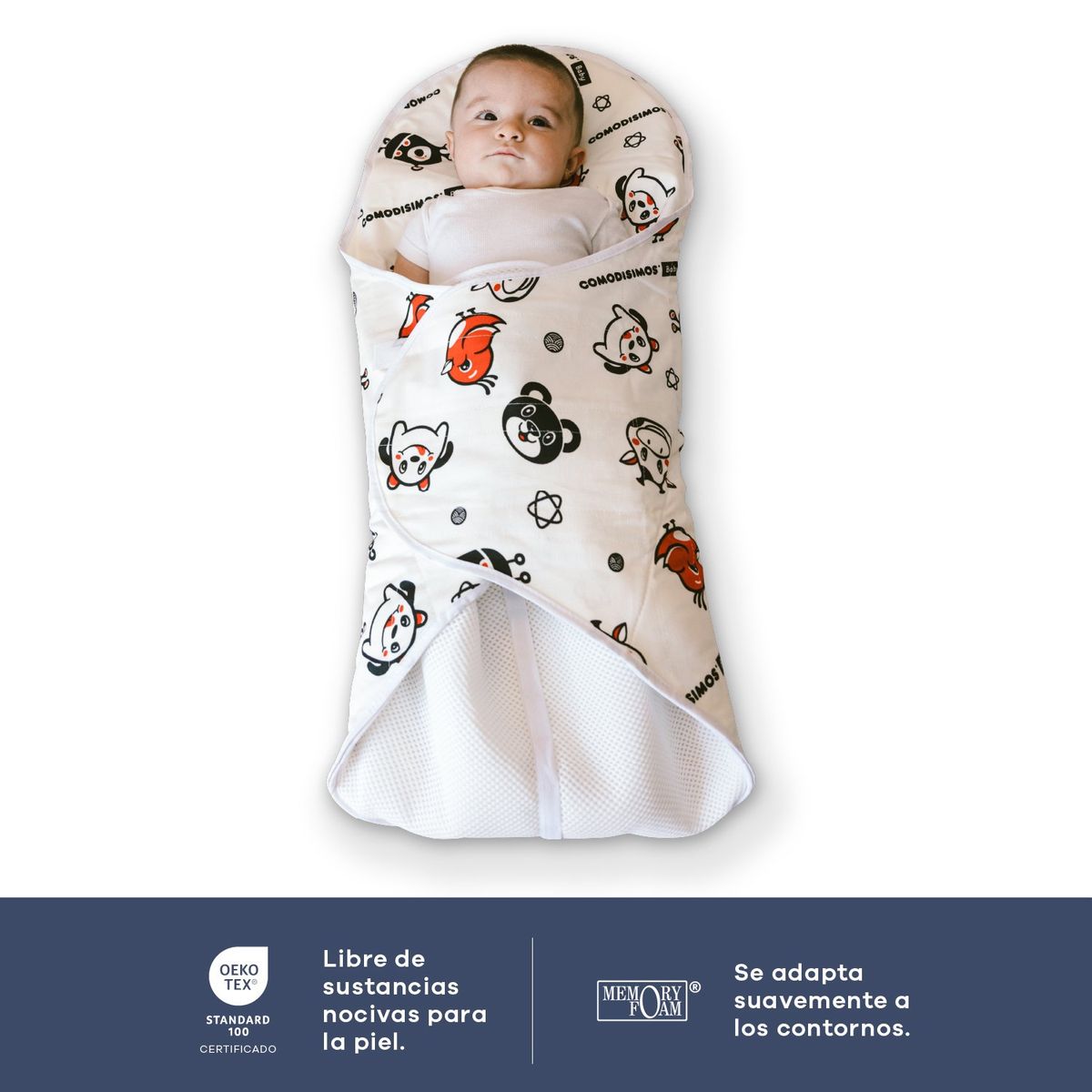 COMODISIMOS - Baby Cover Hipoalergénico Ideal para los primeros meses del Bebé Lavable  