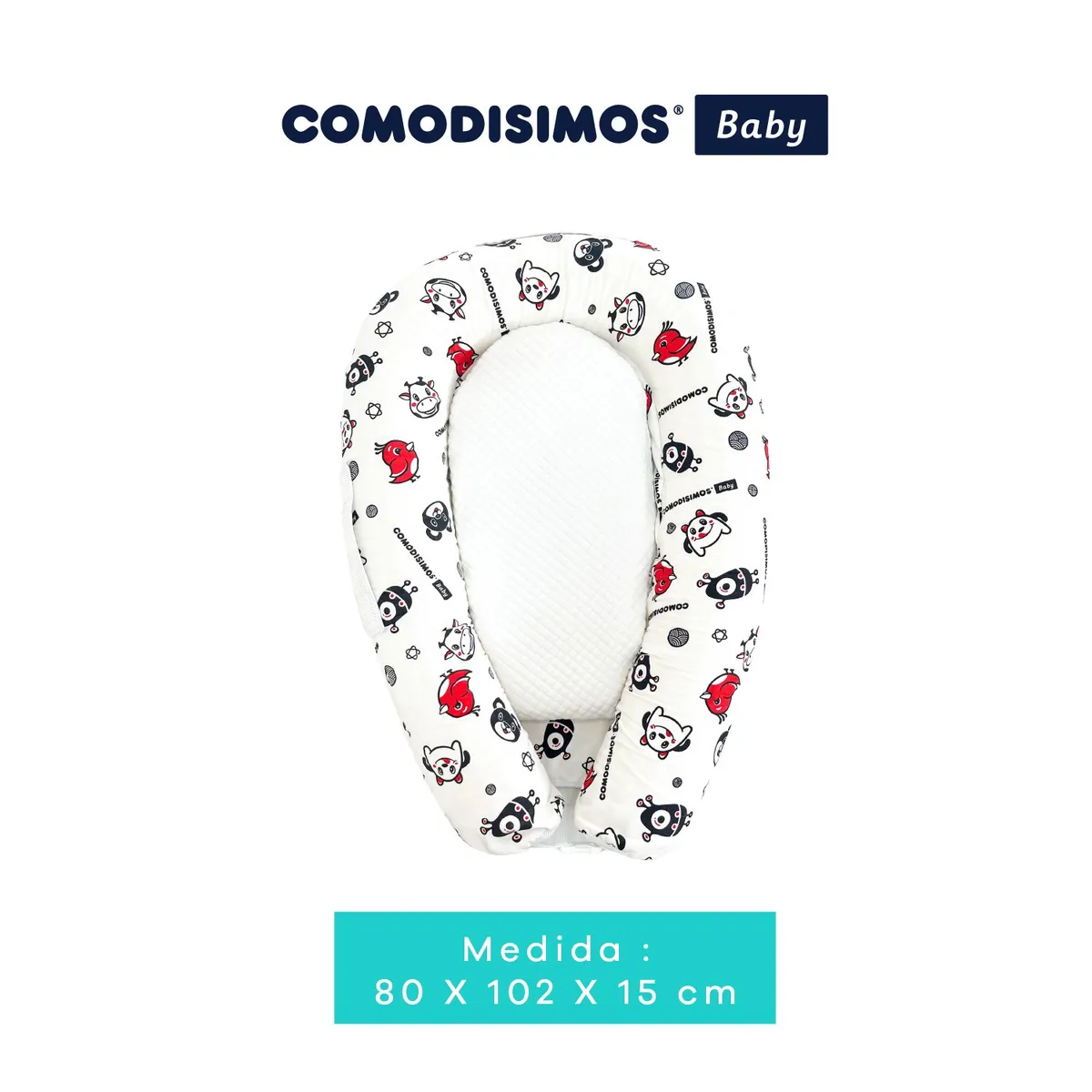 COMODISIMOS - Colecho para Bebés Hipoalergénico Cómodo y Seguro para Dormir, Jugar o Descansar 102 x 80 x 15 cm Comodisimos