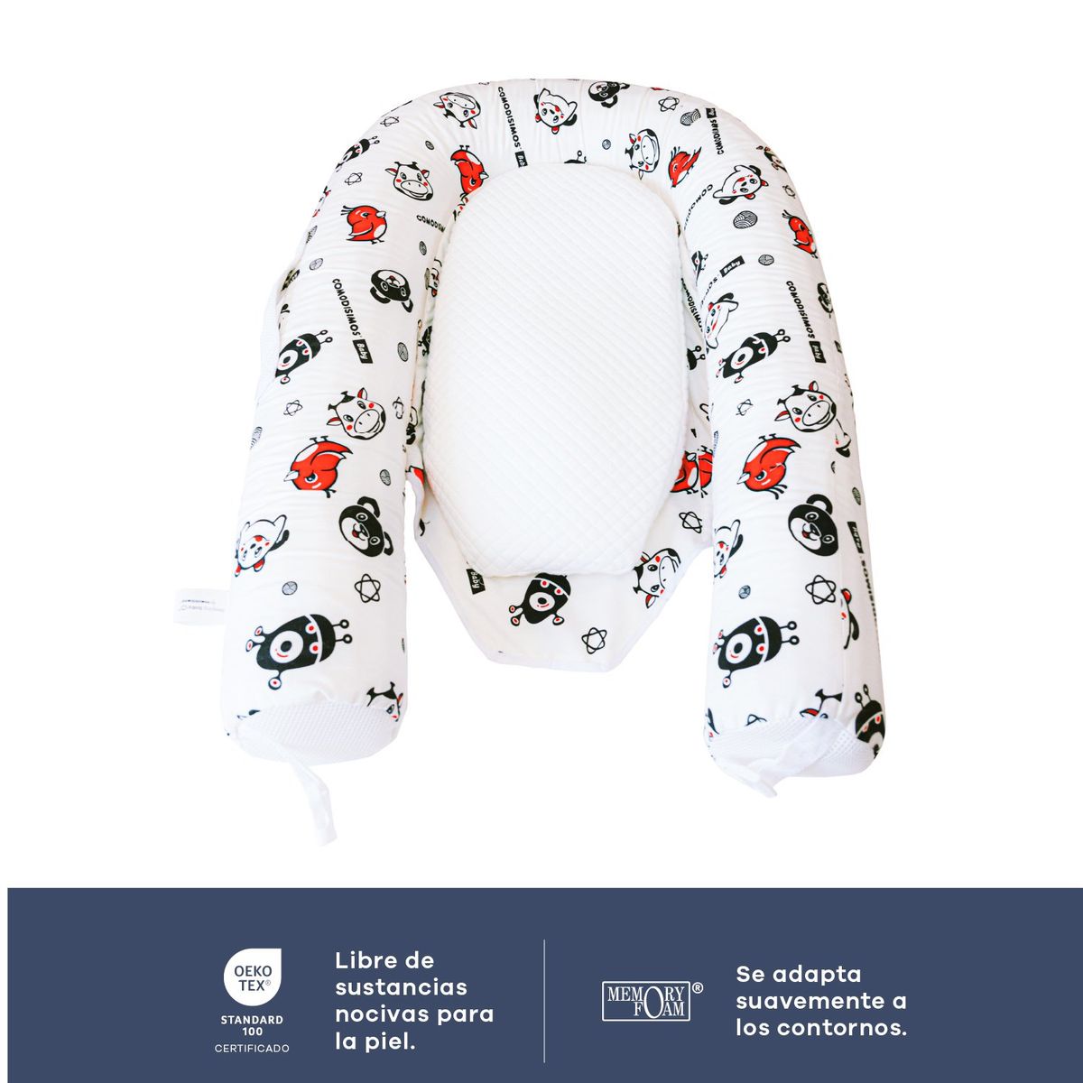 COMODISIMOS - Colecho para Bebés Hipoalergénico Cómodo y Seguro para Dormir, Jugar o Descansar 102 x 80 x 15 cm Comodisimos