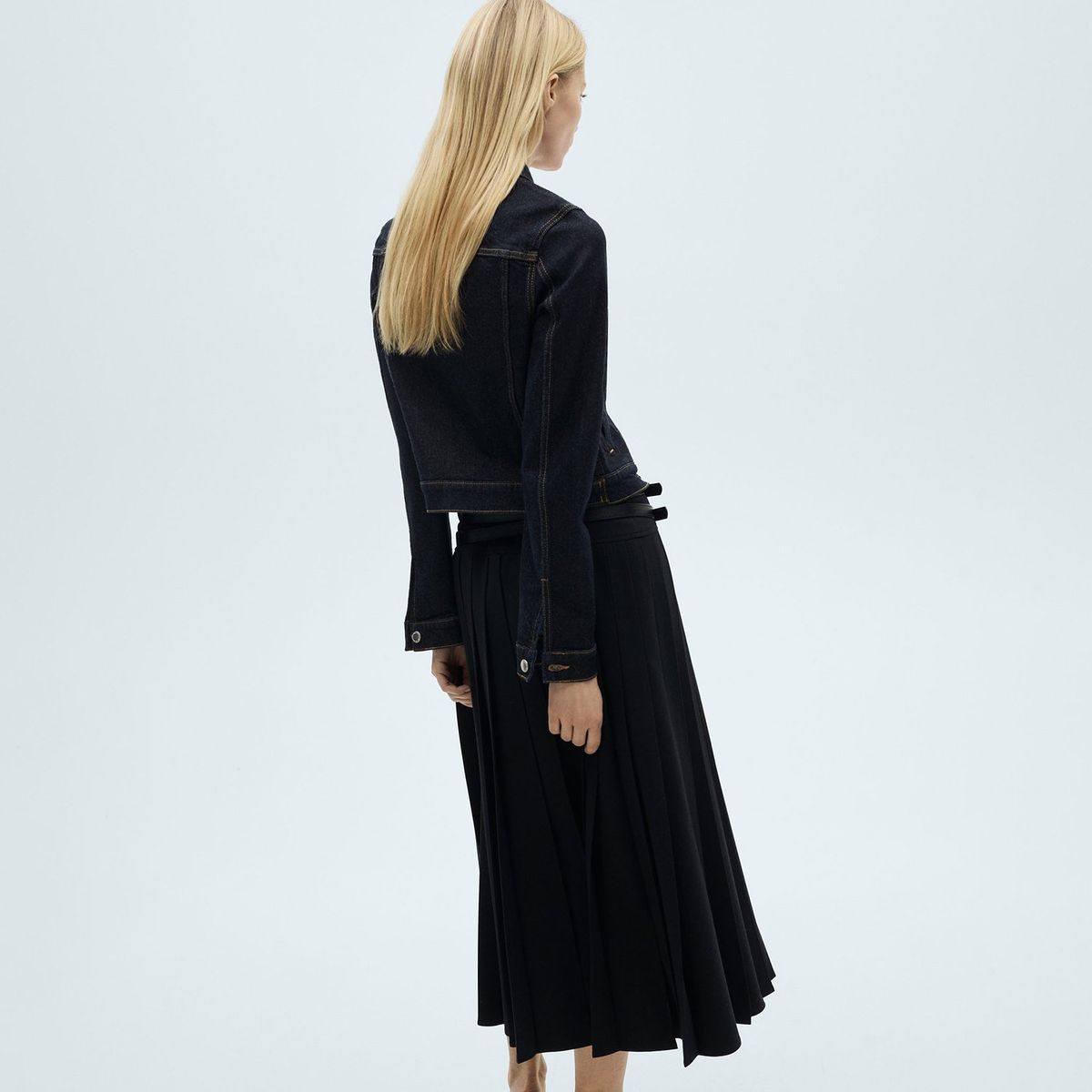 MANGO - Chaqueta de jean Mujer de Algodón Mango